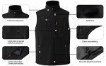 MoFiz Men's Waterproof Fleece Vest for Hiking