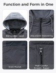 Men's Thick Insulated Puffer Vest - Dark Gray