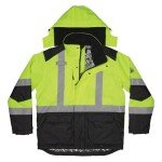 Lime Hi-Vis Jacket with Heat Reflective Liner