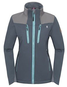 Women's Lightweight Fleece-Lined Hiking Jacket - Grey