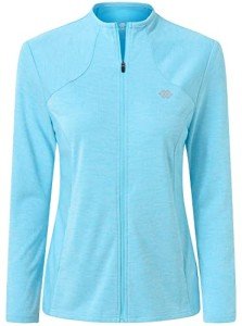 Sky Blue Long Sleeve Activewear Jacket for Women