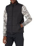 Men's Black Midweight Puffer Vest by Amazon Essentials