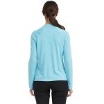 Sky Blue Long Sleeve Activewear Jacket for Women