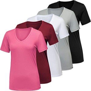 Moisture-Wicking Women's Gym Performance Workout Shirts