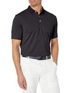 Callaway Men's Black Ottoman Polo Shirt - X-Large