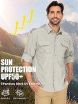 Men's Long Sleeve Safari Shirt - UV Protection