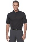 Callaway Men's Black Ottoman Polo Shirt - X-Large