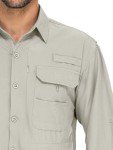 Men's Long Sleeve Safari Shirt - UV Protection