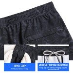 Men's 2-in-1 Stretch Workout Shorts - Gray