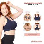 Seamless Wireless Sports Bra with Removable Cups