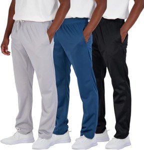 3 Pack Men's Baggy Sweatpants for Activewear