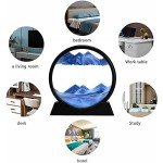 3D Dynamic Sand Art: Flowing Desert Scene