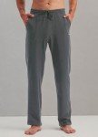 Men's Deep Gray Cotton Yoga Sweatpants with Pockets