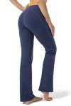 High-Waisted Bootcut Yoga Pants with Pockets