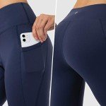 High-Waisted Bootcut Yoga Pants with Pockets
