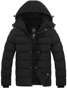Big & Tall Men's Hooded Winter Puffer Jacket