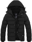 Big & Tall Men's Hooded Winter Puffer Jacket