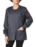 All In Motion Snap Front Jacket - Pewter XL