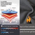 Men's Softshell Fleece Lined Windproof Vest - Gray