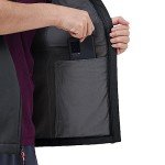 Men's Softshell Fleece Lined Windproof Vest - Gray