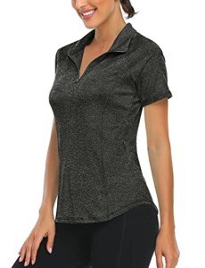 LURANEE Women's Moisture-Wicking Quarter Zip Shirt