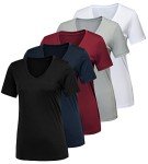 Women's Active Performance Workout T-Shirt 5-Pack