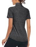 LURANEE Women's Moisture-Wicking Quarter Zip Shirt