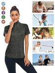 LURANEE Women's Moisture-Wicking Quarter Zip Shirt