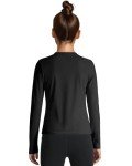 Girls' Quick-Dry Long Sleeve Athletic Tee Black