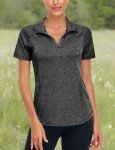 LURANEE Women's Moisture-Wicking Quarter Zip Shirt