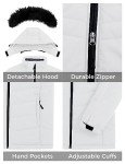 Men's Waterproof Snowboarding Puffer Jacket - White