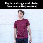 Men's 5-Pack Dry-Fit Athletic Crew Neck Tees