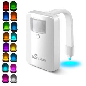 Color Changing Toilet Night Light with Motion Sensor
