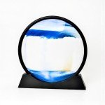 Blue 3D Moving Sand Art Hourglass, 7 Inch