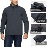 Men's Waterproof Softshell Jacket for Hiking