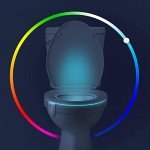 Color Changing Motion Sensor Toilet Night Lights - 3 Pack