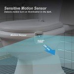 Color Changing Motion Sensor Toilet Night Lights - 3 Pack