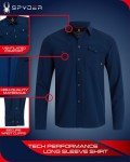 Spyder Men's Performance Long Sleeve Button Down Shirt