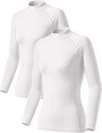 Women's Thermal Mock Neck & Crew Tops - 2 Pack