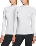 Women's Thermal Mock Neck & Crew Tops - 2 Pack