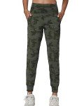 High-Waisted Women's Joggers with Pockets - Army Green