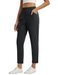 BALEAF Women’s 7/8 Stretch Travel Pants with Pockets