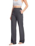 Wide Leg High Waist Yoga Pants with Pockets