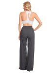 Wide Leg High Waist Yoga Pants with Pockets