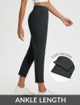 BALEAF Women’s 7/8 Stretch Travel Pants with Pockets