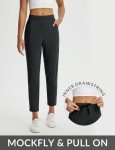 BALEAF Women’s 7/8 Stretch Travel Pants with Pockets