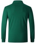 Men's Polo Green Long Sleeve Golf Shirt 2XL