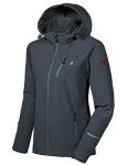 Women's Water-Resistant Ski Jacket with Removable Hood
