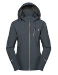 Women's Water-Resistant Ski Jacket with Removable Hood