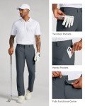 Men's Quick-Dry Stretch Golf Pants - Deep Gray